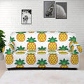 Pixel Pineapple Pattern Print Sofa Cover
