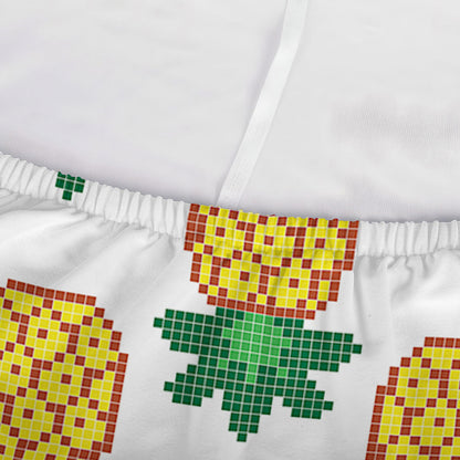 Pixel Pineapple Pattern Print Sofa Cover