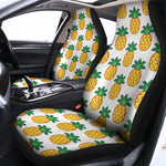 Pixel Pineapple Pattern Print Universal Fit Car Seat Covers
