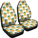Pixel Pineapple Pattern Print Universal Fit Car Seat Covers