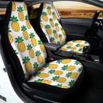 Pixel Pineapple Pattern Print Universal Fit Car Seat Covers