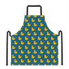 Pixel Rubber Duck Pattern Print Apron