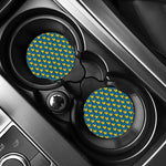 Pixel Rubber Duck Pattern Print Car Coasters