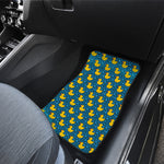 Pixel Rubber Duck Pattern Print Front Car Floor Mats