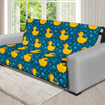 Pixel Rubber Duck Pattern Print Futon Protector