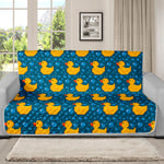 Pixel Rubber Duck Pattern Print Futon Protector