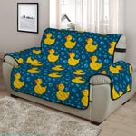 Pixel Rubber Duck Pattern Print Half Sofa Protector