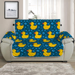 Pixel Rubber Duck Pattern Print Half Sofa Protector