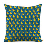 Pixel Rubber Duck Pattern Print Pillow Cover