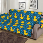 Pixel Rubber Duck Pattern Print Sofa Protector