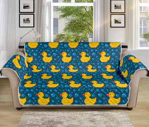 Pixel Rubber Duck Pattern Print Sofa Protector