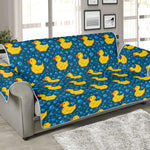 Pixel Rubber Duck Pattern Print Sofa Protector