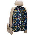 Pixel Space Pattern Print Car Seat Organizers