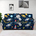 Pixel Space Pattern Print Sofa Cover