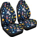 Pixel Space Pattern Print Universal Fit Car Seat Covers
