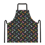 Pixel Spaceships Pattern Print Apron