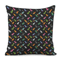 Pixel Spaceships Pattern Print Pillow Cover
