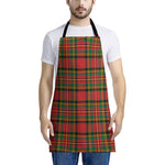 Pixel Stewart Scottish Tartan Print Apron