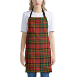Pixel Stewart Scottish Tartan Print Apron
