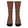 Pixel Stewart Scottish Tartan Print Crew Socks