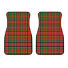 Pixel Stewart Scottish Tartan Print Front Car Floor Mats