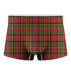 Pixel Stewart Scottish Tartan Print Men's Boxer Briefs