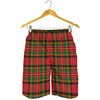 Pixel Stewart Scottish Tartan Print Men's Shorts