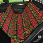 Pixel Stewart Scottish Tartan Print Pet Car Back Seat Cover