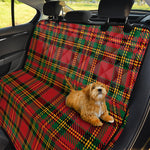 Pixel Stewart Scottish Tartan Print Pet Car Back Seat Cover