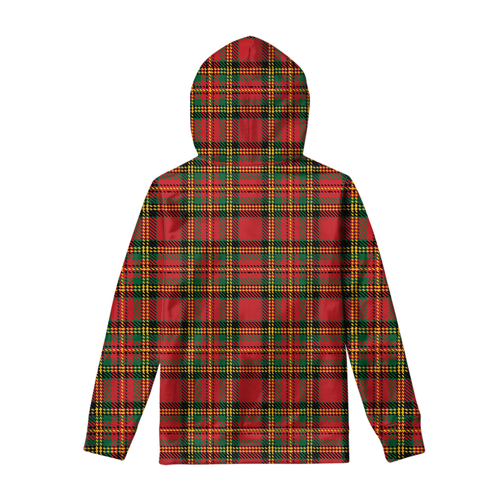 Pixel Stewart Scottish Tartan Print Pullover Hoodie