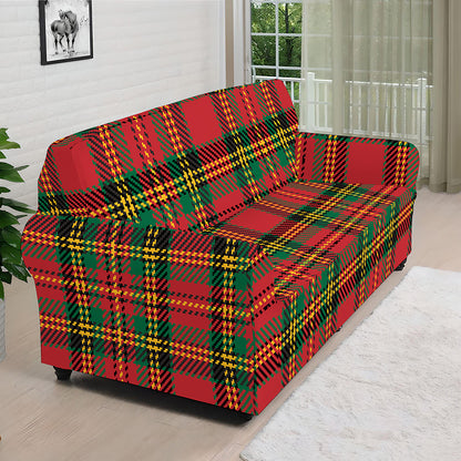 Pixel Stewart Scottish Tartan Print Sofa Cover