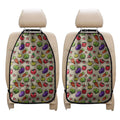 Pixel Vegetables Pattern Print Car Seat Organizers