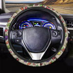Pixel Vegetables Pattern Print Car Steering Wheel Cover