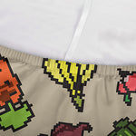 Pixel Vegetables Pattern Print Sofa Cover