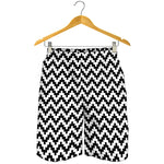 Pixel Zigzag Pattern Print Men's Shorts