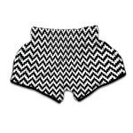 Pixel Zigzag Pattern Print Muay Thai Boxing Shorts