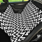Pixel Zigzag Pattern Print Pet Car Back Seat Cover