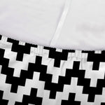 Pixel Zigzag Pattern Print Sofa Cover