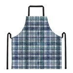Plaid Denim Jeans Pattern Print Apron