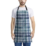 Plaid Denim Jeans Pattern Print Apron