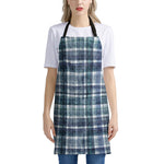Plaid Denim Jeans Pattern Print Apron