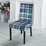 Plaid Denim Jeans Pattern Print Dining Chair Slipcover