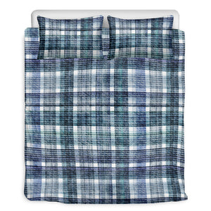 Plaid Denim Jeans Pattern Print Duvet Cover Bedding Set