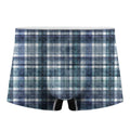 Plaid Denim Jeans Pattern Print Men's Boxer Briefs