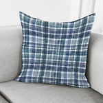 Plaid Denim Jeans Pattern Print Pillow Cover