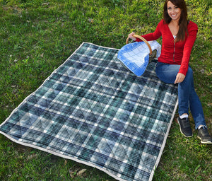 Plaid Denim Jeans Pattern Print Quilt