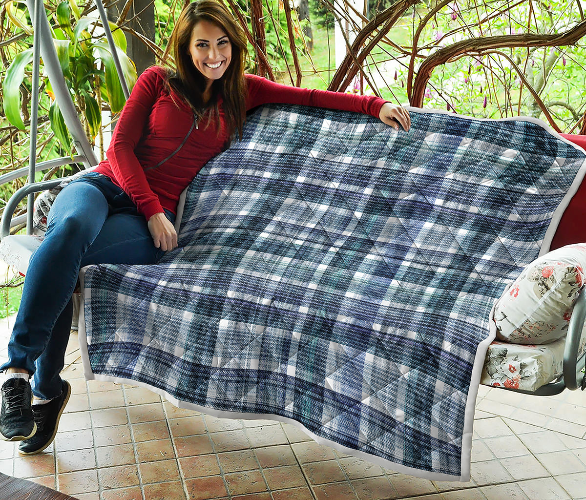 Plaid Denim Jeans Pattern Print Quilt