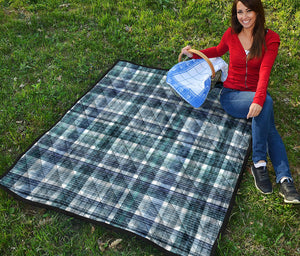 Plaid Denim Jeans Pattern Print Quilt