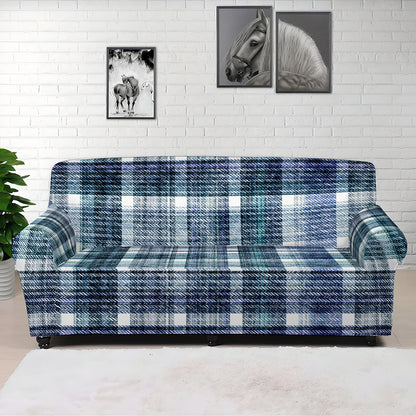 Plaid Denim Jeans Pattern Print Sofa Cover
