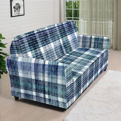 Plaid Denim Jeans Pattern Print Sofa Cover